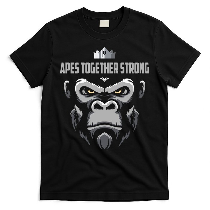 Apes Together Strong Gorilla HODL Stocks T-Shirt