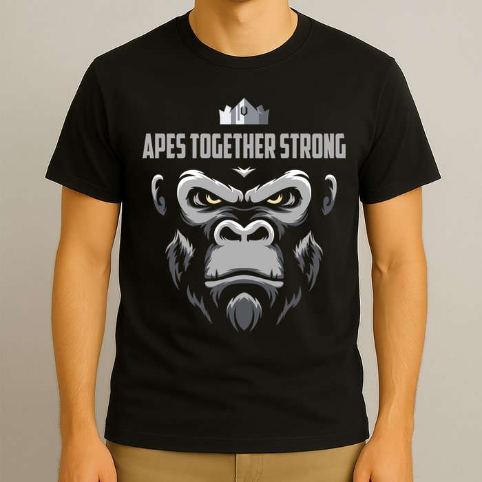 Apes Together Strong Gorilla HODL Stocks T-Shirt
