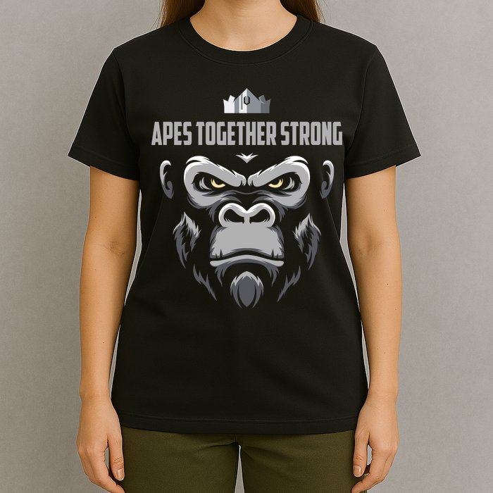 Apes Together Strong Gorilla HODL Stocks T-Shirt