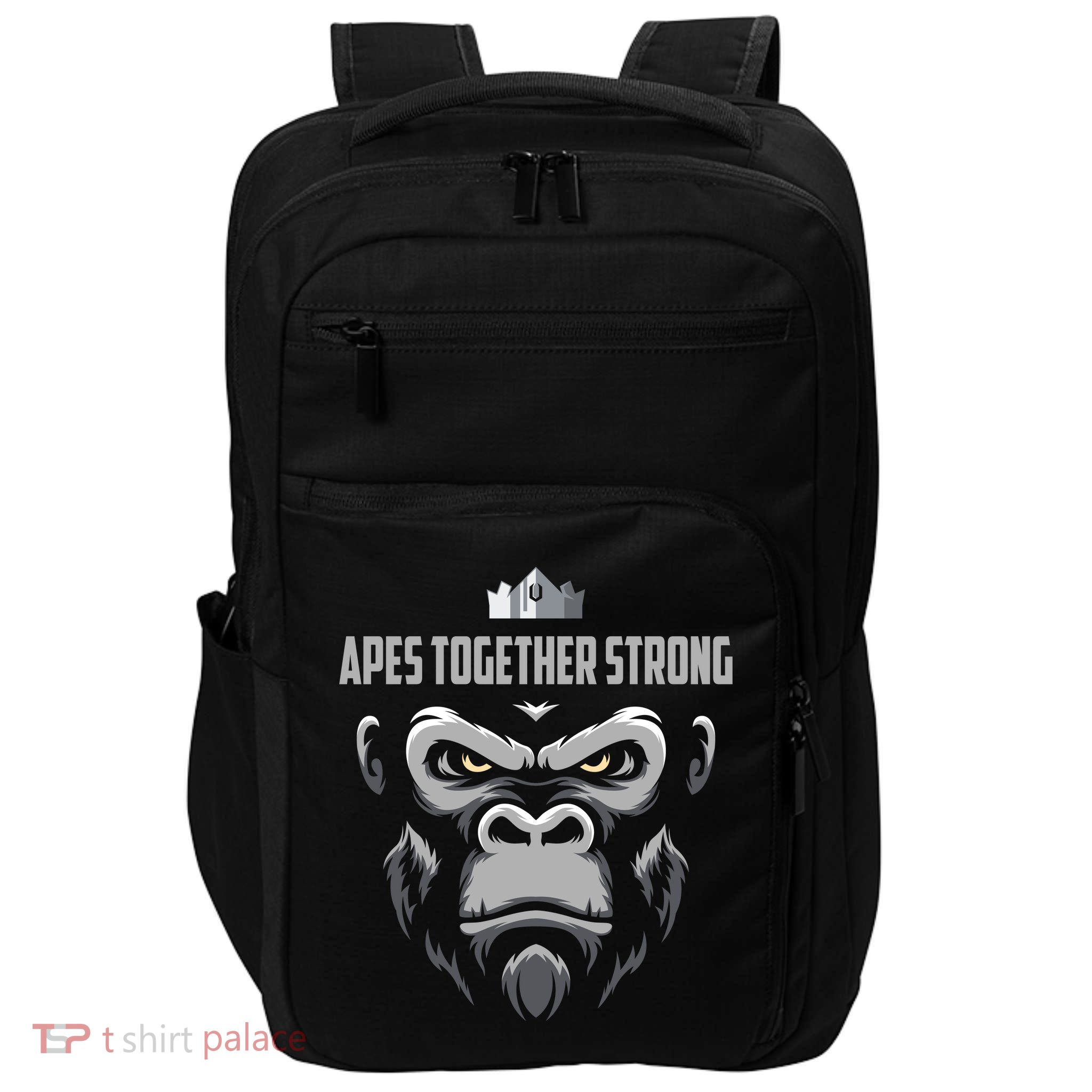 Apes Together Strong Gorilla HODL Stocks Impact Tech Backpack