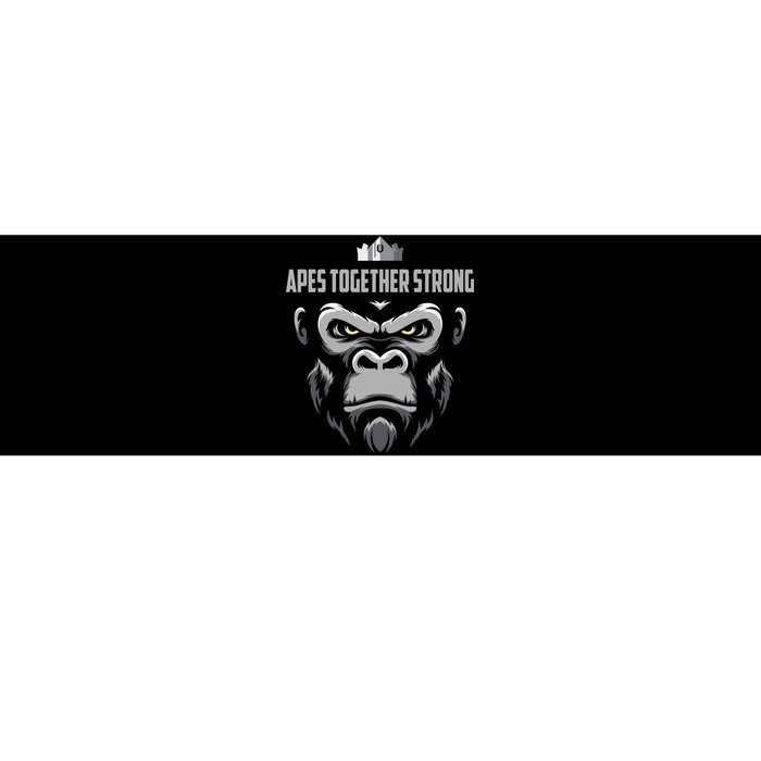 Apes Together Strong Gorilla HODL Stocks Bumper Sticker