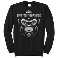 Apes Together Strong Gorilla HODL Stocks Tall Sweatshirt