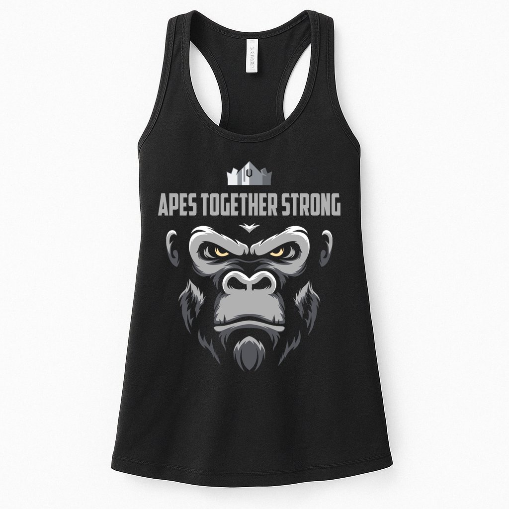 Apes Together Strong Gorilla HODL Stocks Womens Tank Top