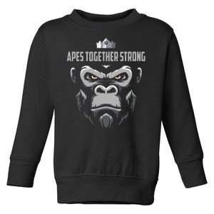 Apes Together Strong Gorilla HODL Stocks Toddler Sweatshirt