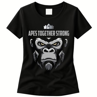 Apes Together Strong Gorilla HODL Stocks Womens T-Shirt