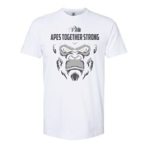 Apes Together Strong Gorilla HODL Stocks Softstyle CVC T-Shirt