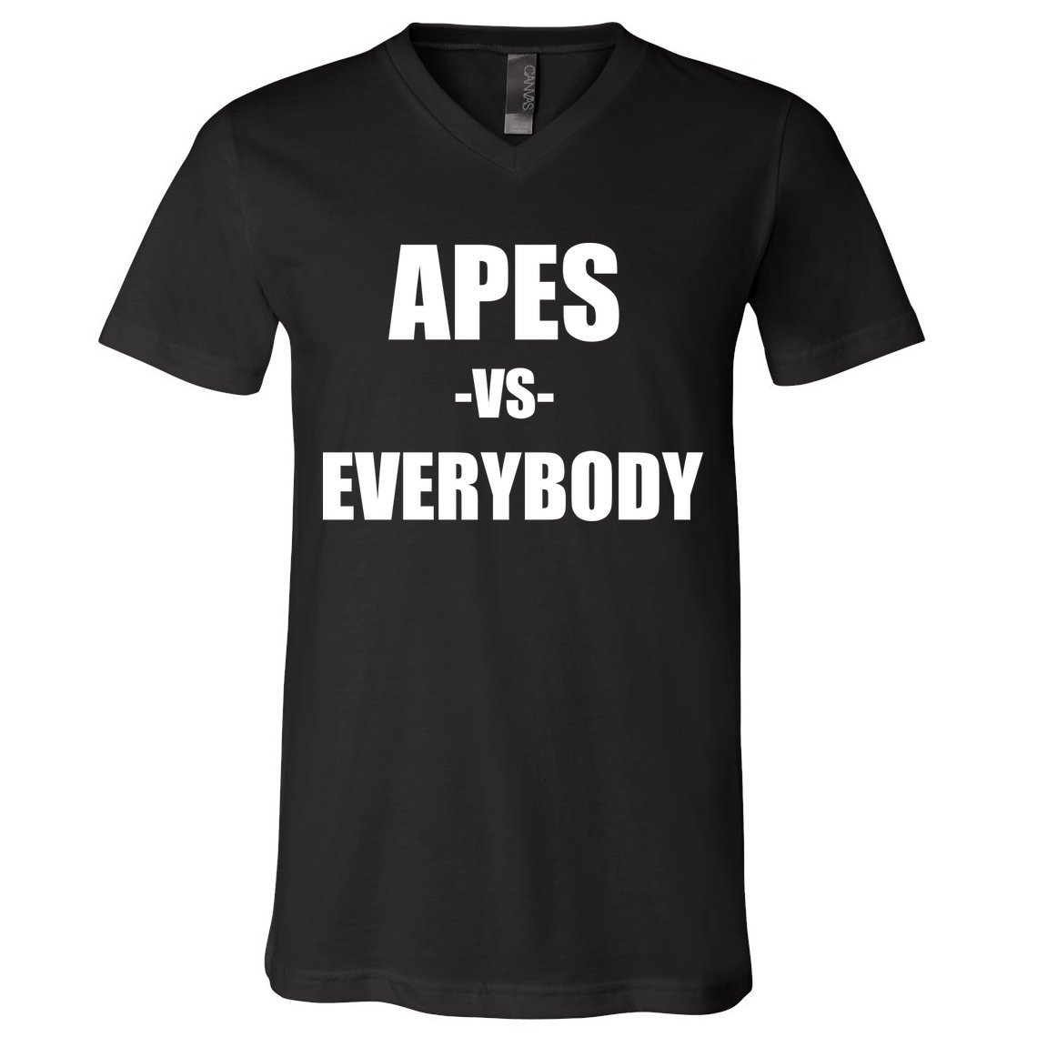 Apes Vs Everybody V-Neck T-Shirt