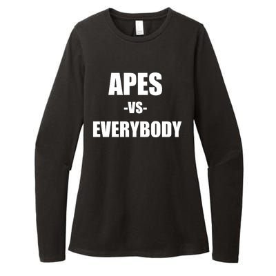 Apes Vs Everybody Womens CVC Long Sleeve Shirt