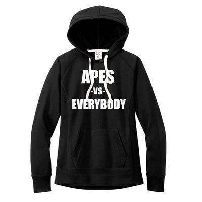 Apes Vs Everybody Women's Fleece Hoodie