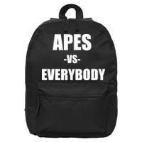 Apes Vs Everybody 16 in Basic Backpack