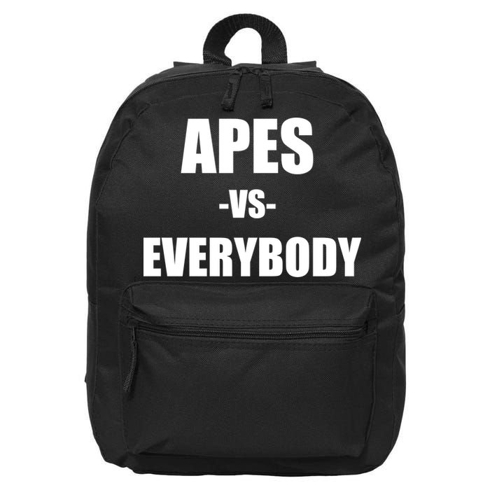 Apes Vs Everybody 16 in Basic Backpack