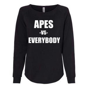 Apes Vs Everybody Womens California Wash Sweatshirt