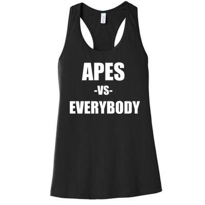 Apes Vs Everybody Women's Racerback Tank