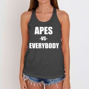 Apes Vs Everybody Women's Knotted Racerback Tank