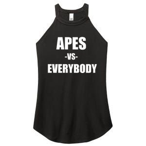 Apes Vs Everybody Women's Perfect Tri Rocker Tank