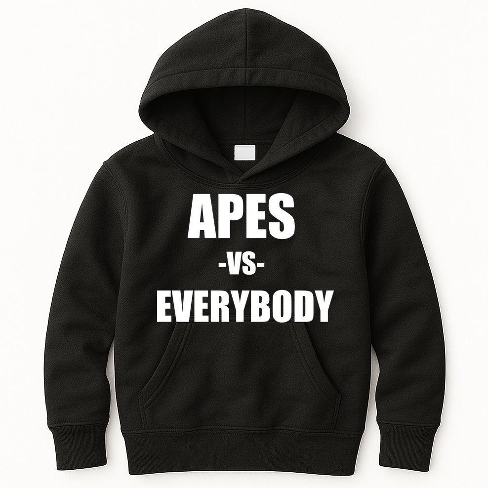 Apes Vs Everybody Kids Hoodie