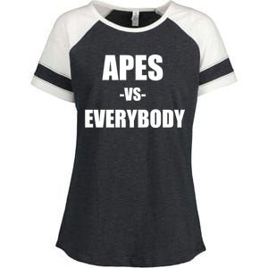 Apes Vs Everybody Enza Ladies Jersey Colorblock Tee