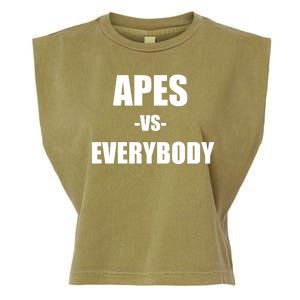 Apes Vs Everybody Garment-Dyed Women's Muscle Tee