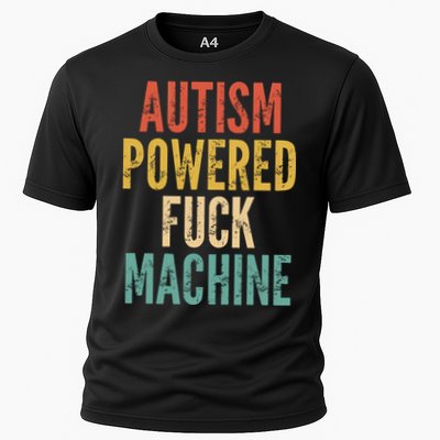 Autism Powered Fuck Machine Funny Quote Gift Performance Shirt