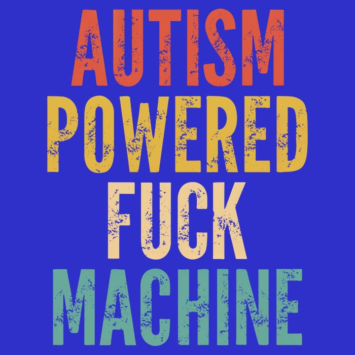Autism Powered Fuck Machine Funny Quote Gift 16 in Basic Backpack