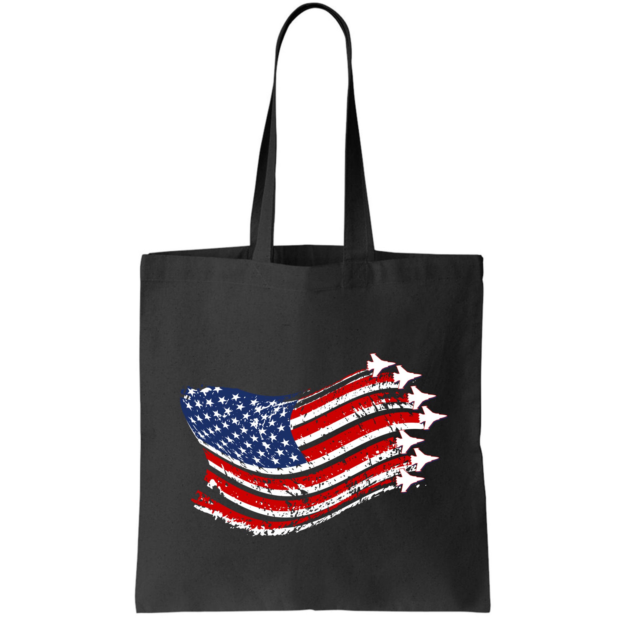 American Patriotic Fighter Jets Usa Flag Bag