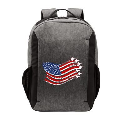 American Patriotic Fighter Jets Usa Flag Vector Backpack