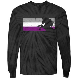 Asexual Pride Flag Unicorn Majestic Animal Ace Lgbtq Tie-Dye Long Sleeve Shirt