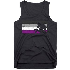 Asexual Pride Flag Unicorn Majestic Animal Ace Lgbtq Tank Top