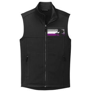 Asexual Pride Flag Unicorn Majestic Animal Ace Lgbtq Collective Smooth Fleece Vest