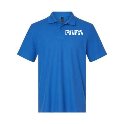 Archery Papa Funny Papa Archer Dad Fathers Day Gift Softstyle Adult Sport Polo