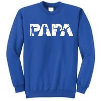 Archery Papa Funny Papa Archer Dad Fathers Day Gift Tall Sweatshirt