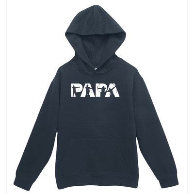 Archery Papa Funny Papa Archer Dad Fathers Day Gift Urban Pullover Hoodie