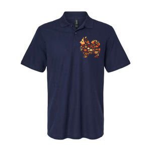 Autumn Pumpkin Fall Pomeranian Thanksgiving Womenss Softstyle Adult Sport Polo