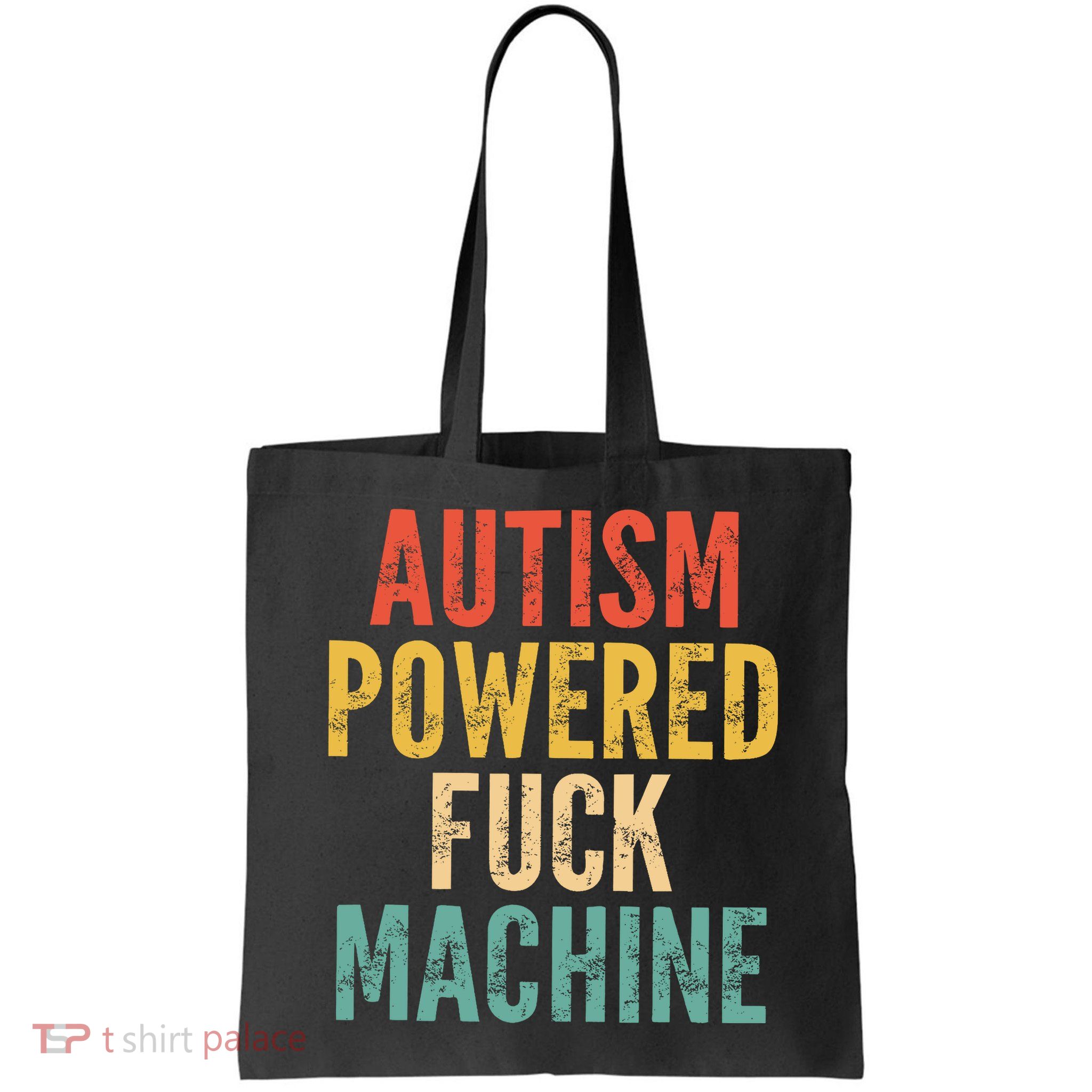 Autism Powered Fck Machine Vintage Autism Awareness Bag