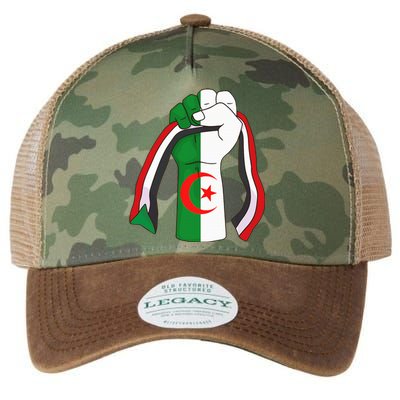 Algerian Palestinian Flag Algeria Stand With Palestine Legacy Tie Dye Trucker Hat