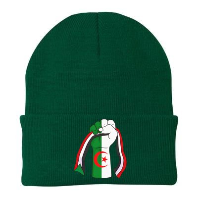 Algerian Palestinian Flag Algeria Stand With Palestine Knit Cap Winter Beanie