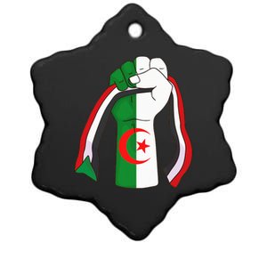 Algerian Palestinian Flag Algeria Stand With Palestine Ceramic Star Ornament