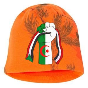 Algerian Palestinian Flag Algeria Stand With Palestine Kati - Camo Knit Beanie