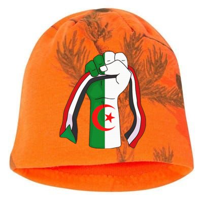 Algerian Palestinian Flag Algeria Stand With Palestine Kati - Camo Knit Beanie