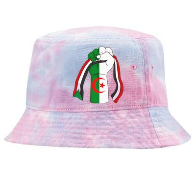 Algerian Palestinian Flag Algeria Stand With Palestine Tie-Dyed Bucket Hat