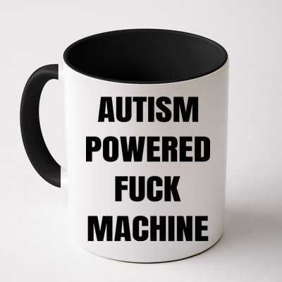 Autism Powered Fuck Machine Mug