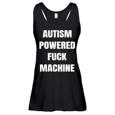 Autism Powered Fuck Machine Ladies Essential Flowy Tank