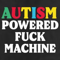 Autism Powered Fuck Machine Funny Autism Quote Gift 11oz C Handle Ceramic Mug