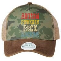 Autism Powered Fck Machine Retro Health Legacy Tie Dye Trucker Hat