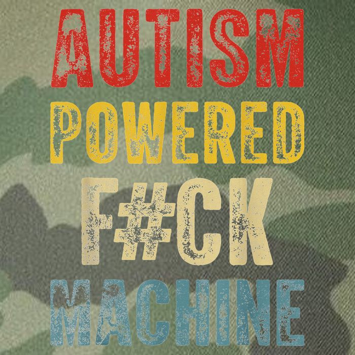 Autism Powered Fck Machine Retro Health Legacy Tie Dye Trucker Hat