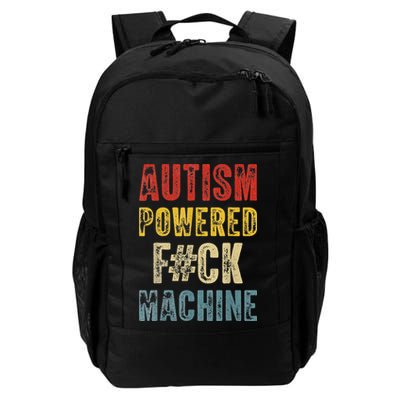 Autism Powered Fck Machine Retro Health Backpack