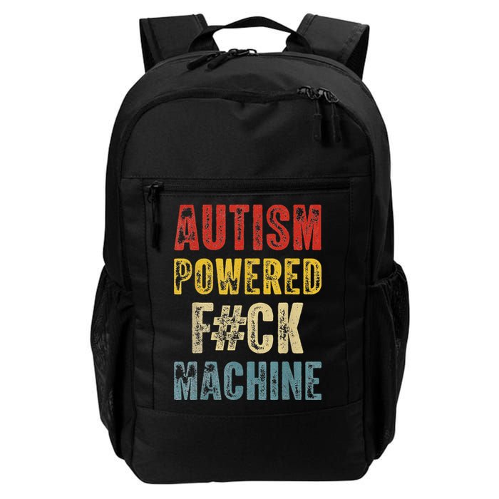 Autism Powered Fck Machine Retro Health Backpack