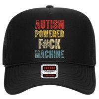 Autism Powered Fck Machine Retro Health Trucker Hat