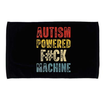 Autism Powered Fck Machine Retro Health Microfiber Hand Towel