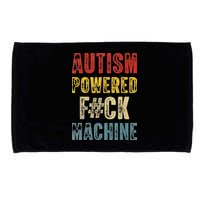 Autism Powered Fck Machine Retro Health Microfiber Hand Towel